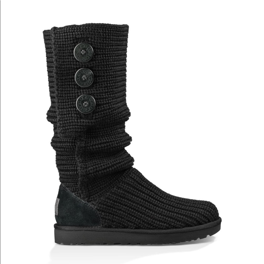 UGG Classic Cardy Button Detailed Knit Boots